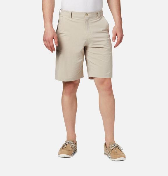 Columbia PFG Grander Marlin II Shorts Khaki For Men's NZ13702 New Zealand